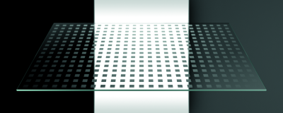 Verbund-Sicherheits-Glas Sandstrahlung Quadrat 30 x 30